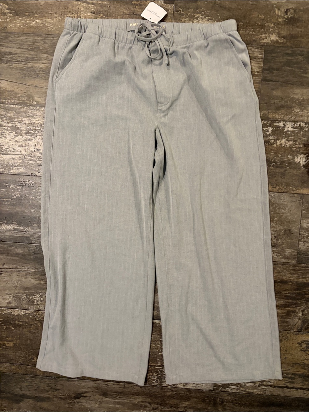 American Eagle Outfitters Gray Wide Leg Pants